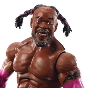 WWE Kofi Kingston Elite Collection Wrestlemania 35 Action Figure with Deluxe Articulation, Life-Like...