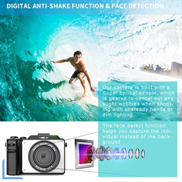 4K Vlogging Camera with WiFi & Free 32G Card