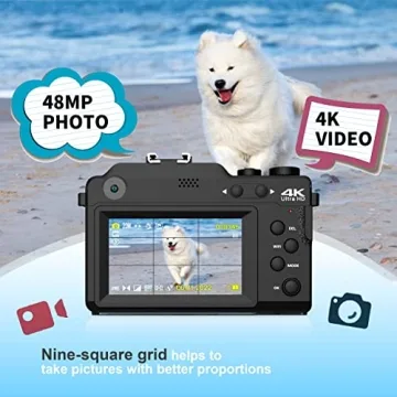 4K Vlogging Camera with WiFi & Free 32G Card