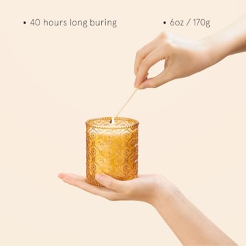 Luxury LA JOLIE MUSE Sandalwood Scented Candle Gift