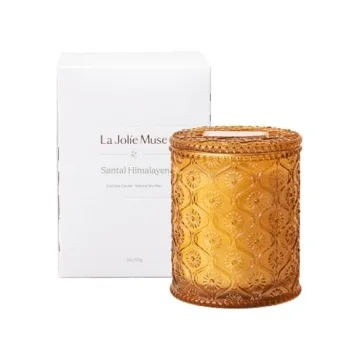 Luxury LA JOLIE MUSE Sandalwood Scented Candle Gift