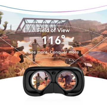DPVR E4 VR Headset with 3664x1920 Res and 120Hz Refresh Rate
