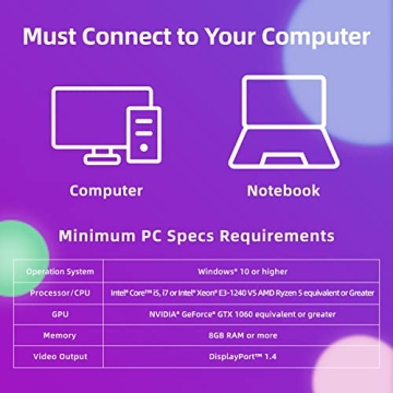 DPVR E4 VR Headset with 3664x1920 Res and 120Hz Refresh Rate