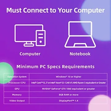 DPVR E4 VR Headset with 3664x1920 Res and 120Hz Refresh Rate