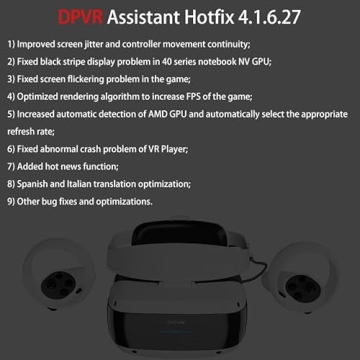 DPVR E4 VR Headset with 3664x1920 Res and 120Hz Refresh Rate