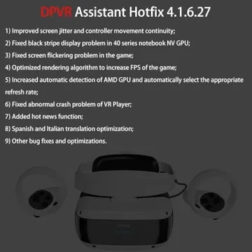DPVR E4 VR Headset with 3664x1920 Res and 120Hz Refresh Rate