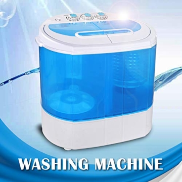 Compact Twin Tub Mini Washing Machine 9.9 LB