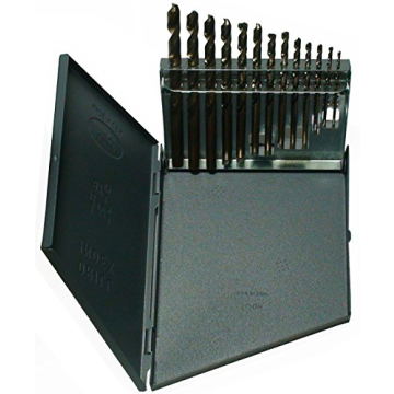 Drill America 13 Piece M35 Cobalt Drill Bit Set in Metal Case