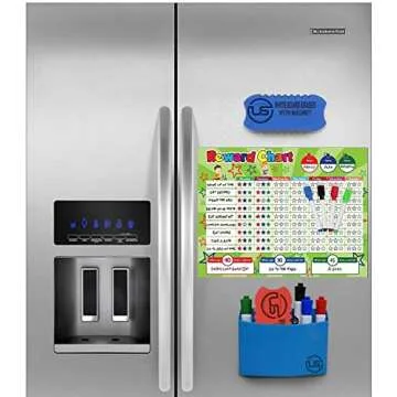 Dry Erase Eraser Magnetic Whiteboard Eraser 2 Pack White Board Cleaner, Dry Erase for Whiteboard, Chalkboard and Glass (Colors May Vary)