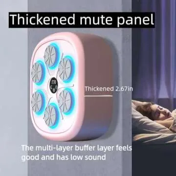 Upgraded version of smart music boxing machine Speed Adjustment Boxing Training Equipments with Boxing Gloves for home adults and children wall target striker reaction indoor electronic target