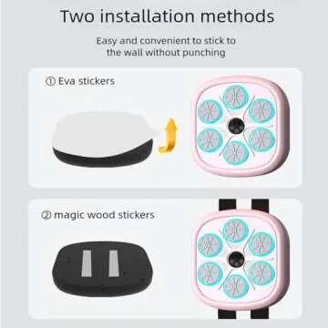 Upgraded version of smart music boxing machine Speed Adjustment Boxing Training Equipments with Boxing Gloves for home adults and children wall target striker reaction indoor electronic target