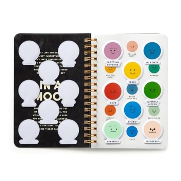 In A Mood Sticker Book for Adult Emotions and Fun