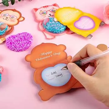 Kiddokids Fun Valentine’s Day Gift Cards with Slime