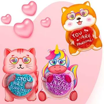 Kiddokids Fun Valentine’s Day Gift Cards with Slime