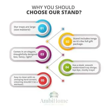 Acacia Wood Collapsible Food Display Stand - Multi-functional Kitchen Essential for Home Party Organisers - Cupcake Stand, Charcuterie & Cheese Board, Rectangle Tray Platters, Decor, Farmhouse Style.