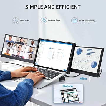 OFFICE1ST Acrylic Monitor Stand Riser & Pencil Holder