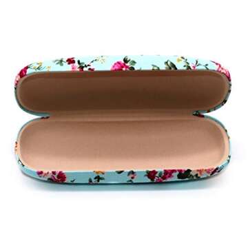 Hard Shell Light Portable Eyeglasses Case Glasses Case Spectacles Box for Sunglass Reading Glasses (...