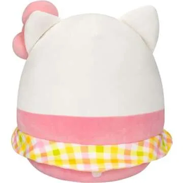 Squishmallows Sanrio 14-Inch Hello Kitty Wearing Gingham Skirt Plush - Large Ultrasoft Official Kelly Toy Plush