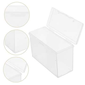 Levemolo 4pcs Mini Photo Storage Boxes for Organization