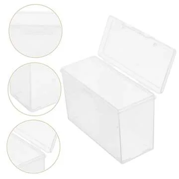 Levemolo 4pcs Mini Photo Storage Boxes for Organization