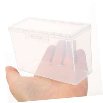 Levemolo 4pcs Mini Photo Storage Boxes for Organization