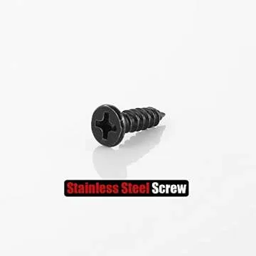 Buy JQK #4 x 1/2" Black Wood Screw - 100 Pack