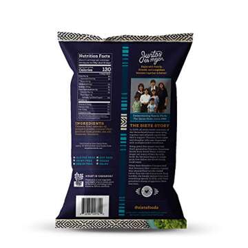 Siete Tortilla Chips | Grain free | Gluten Free Chips | Paleo & Vegan Snacks | Non GMO | Dip Chip, 5...