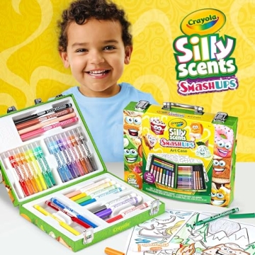 Crayola Silly Scents Art Case Scented Markers Crayons Kids Gift