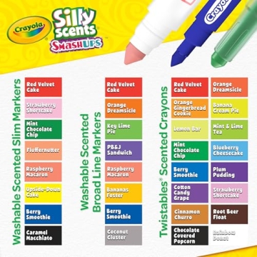 Crayola Silly Scents Art Case Scented Markers Crayons Kids Gift