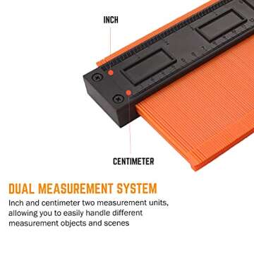 Antswish Contour Gauge Tool - Perfect for DIY Projects