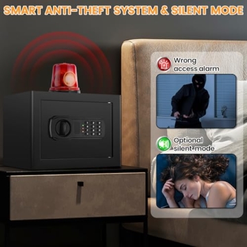 1.2 Cu ft Fireproof Safe Box for Home and Office Security