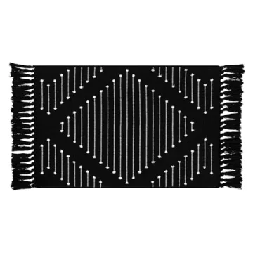 LIVEBOX Boho Bathroom Rug 2x3 Washable Stylish and Versatile