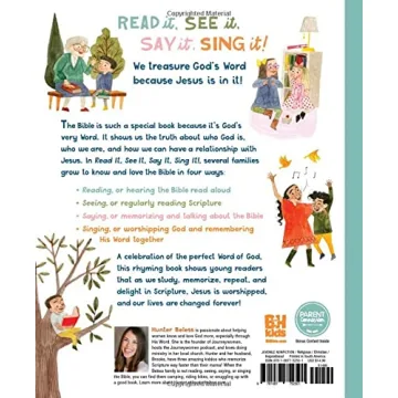 Read It, See It, Say It, Sing It Bible Book for Kids