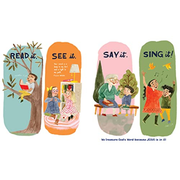 Read It, See It, Say It, Sing It Bible Book for Kids