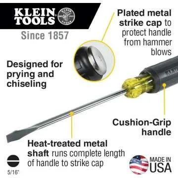 Klein 602-7DD 5/16" Demolition Driver, 7" Shank