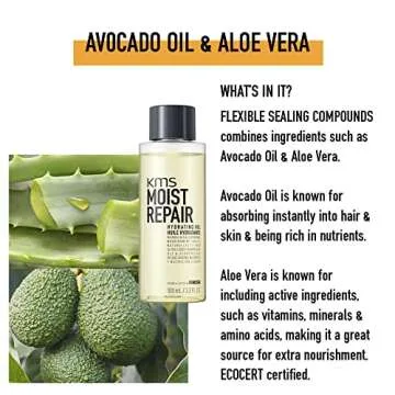 KMS Hydrating Oil for Hair, Beard & Skin – 3.3 oz