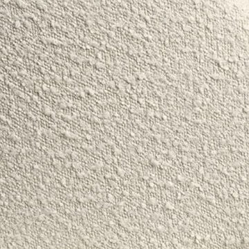 OSP Home Furnishings Lystra Swivel Barrel Vanity Chair with Textured Boucle Fabric, Cream