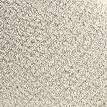 OSP Home Furnishings Lystra Swivel Barrel Vanity Chair with Textured Boucle Fabric, Cream