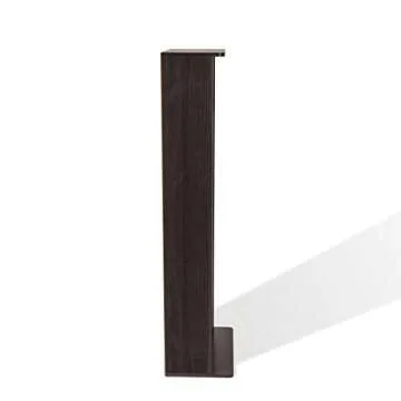 Atlantic Canoe Curved Multimedia Storage Cabinet in Espresso