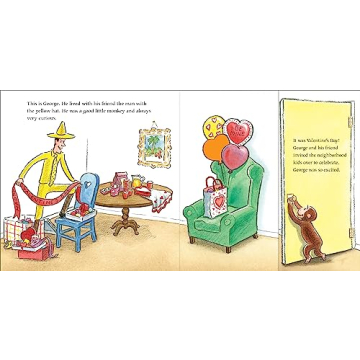 Happy Valentine's Day, Curious George! Children's Book