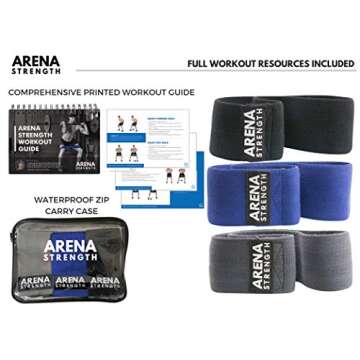 Arena Strength Fabric Glute Bands - 3 Pack for Effective Workouts