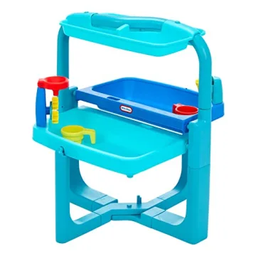Little Tikes Easy Store Outdoor Folding Water Play Table with Accessories for Kids, Children, Boys &...
