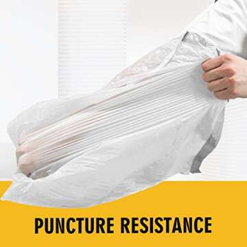 Compact Drawstring Trash Bags - Ideal for Any Space