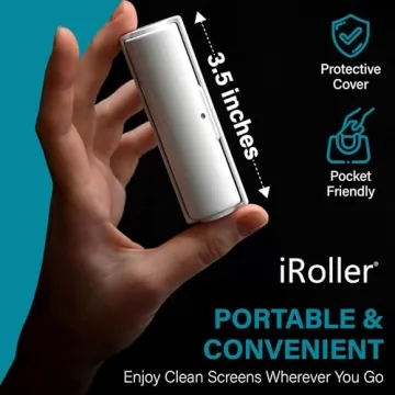 iRoller Liquid-Free Screen Cleaner for Devices Washable Reusable