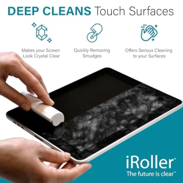 iRoller Liquid-Free Screen Cleaner for Devices Washable Reusable