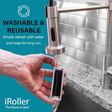 iRoller Liquid-Free Screen Cleaner for Devices Washable Reusable