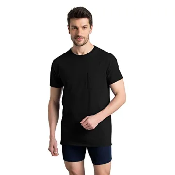 Comfortable Men's Pocket T-Shirt Multipack 6-Pack