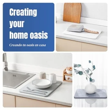 Quick Dry Stone Drying Mat for Kitchen - Plentio