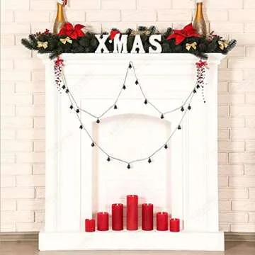 Vintage Jingle Bells Hanging String for Holiday Decor