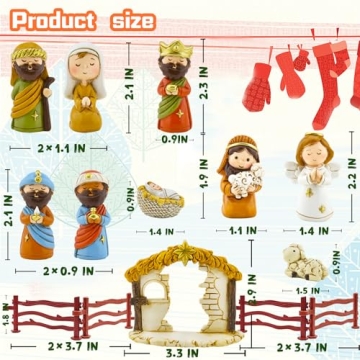 Nativity Advent Calendar 2024 for Kids - Holiday Fun
